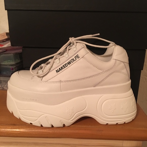 naked wolfe platform sneakers